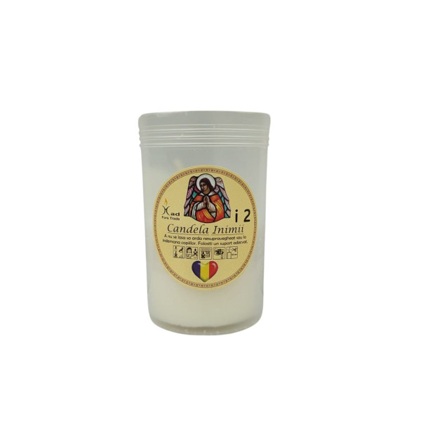 Candela plastic I2, timp ardere 35h