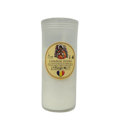 Candela plastic I4, timp ardere 45h Candela plastic I4, timp ardere 45h