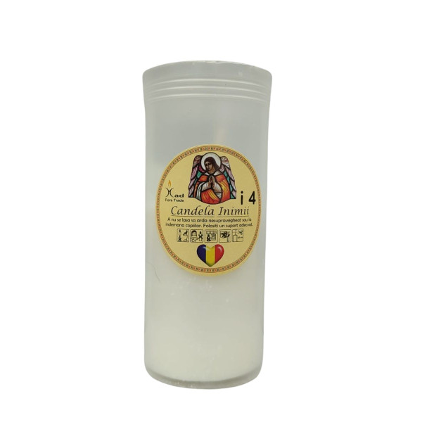 Candela plastic I4, timp ardere 45h