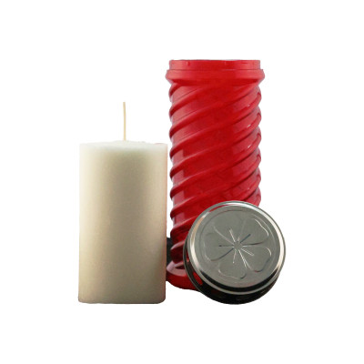 Candela antiploaie P13 rosu, timp de ardere 100 ore Candela antiploaie P13 rosu, timp de ardere 100 ore