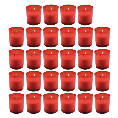 Set 28 candele M1 rosu 18 ore