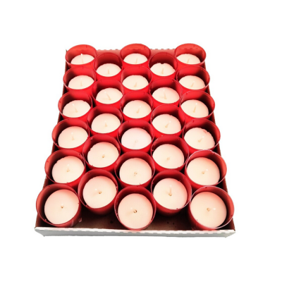 Set 28 candele M1 rosu 18 ore
