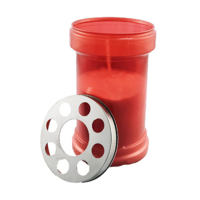 Set 20 candele antivant T30 rosu, timp de ardere 30 ore