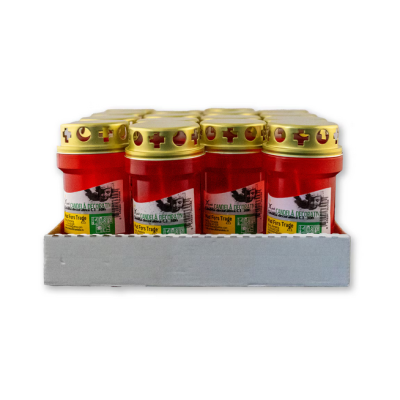 Set 16 candele antiploaie C1 rosu Set 16 candele antiploaie C1 rosu