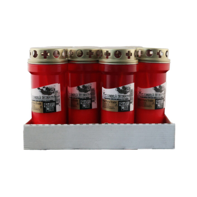 Set 16 candele antiploaie C2 rosu Set 16 candele antiploaie C2 rosu