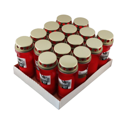 Set 16 candele antiploaie C2 rosu Set 16 candele antiploaie C2 rosu