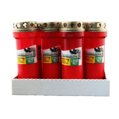 Set 16 candele antiploaie C3 rosu Set 16 candele antiploaie C3 rosu