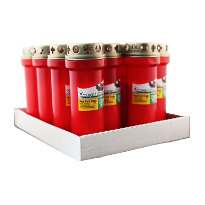 Set 16 candele antiploaie C3 rosu Set 16 candele antiploaie C3 rosu